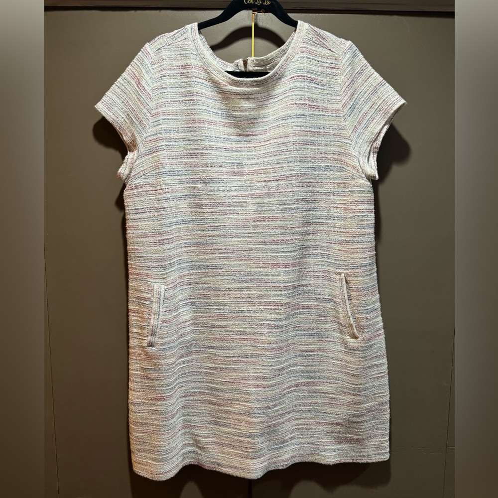 Women’s Loft Knit Colorful Dress XL